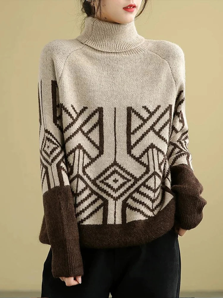 R&B | Strickpullover mit Rollkragen