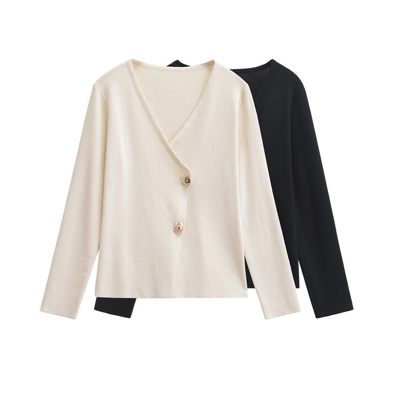 R&B | Stylischer asymmetrischer Strickcardigan für Damen