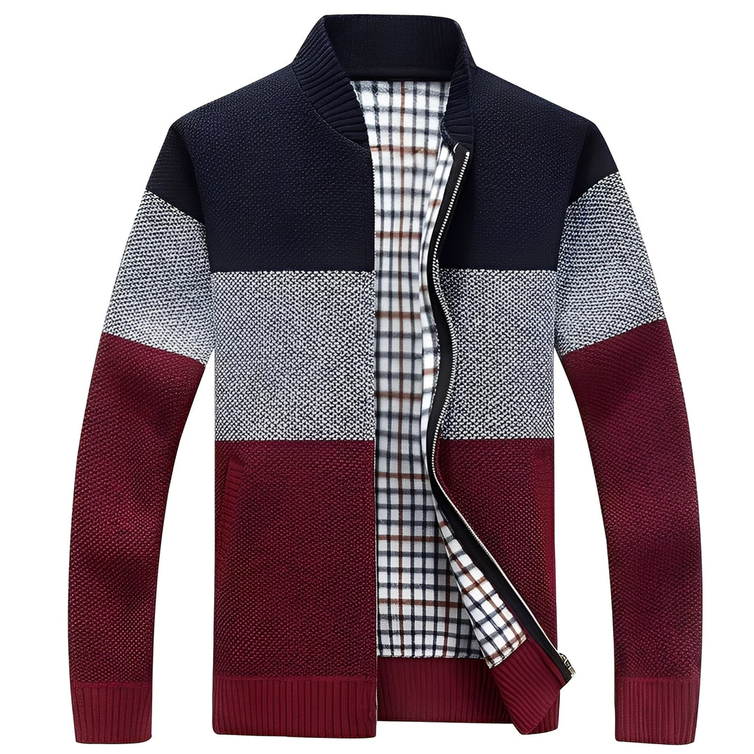 R&B | Klassischer Cardigan mit Futter für Männer