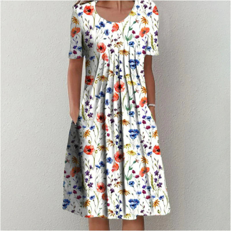 Klassisches Kleid aus hochwertiger Baumwolle