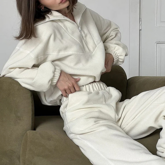 R&B | Pullover mit Kragen für Frauen Warm