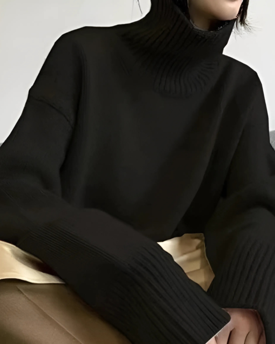 R&B | Weicher Rollkragenpullover