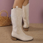 Klassische Cowboy Stiefel Damen