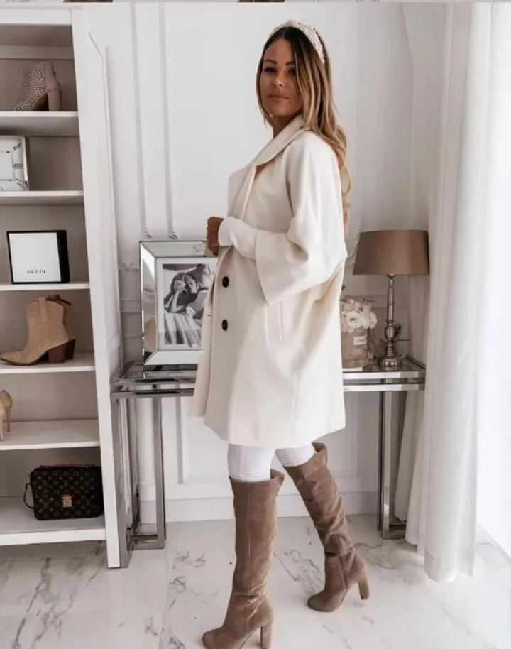 R&B | Weit fallender Damen-Trenchcoat