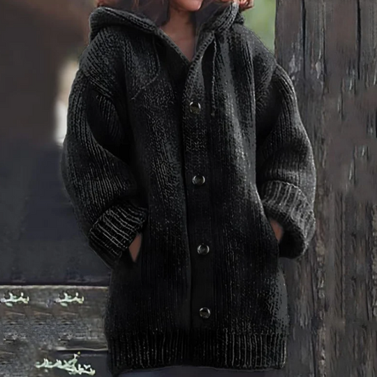 R&B | Lange Jacke mit Kapuze