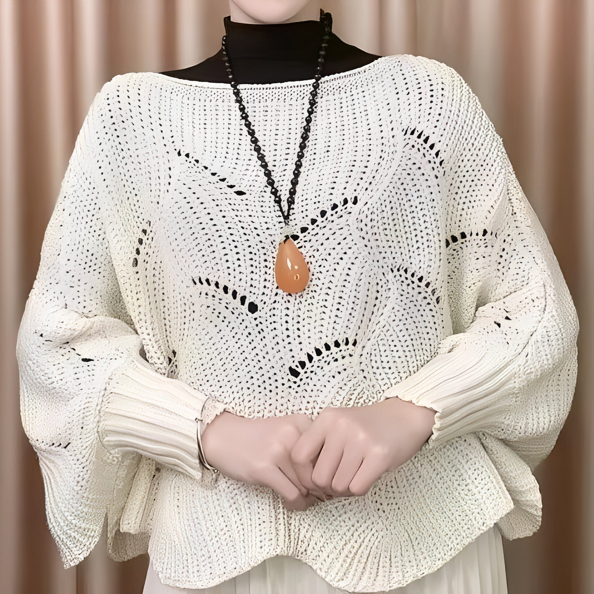 R&B | Damen-Thermopullover mit Weiten Ärmeln