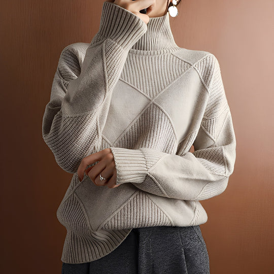 R&B | Gemütlicher Damen-Rollkragenpullover