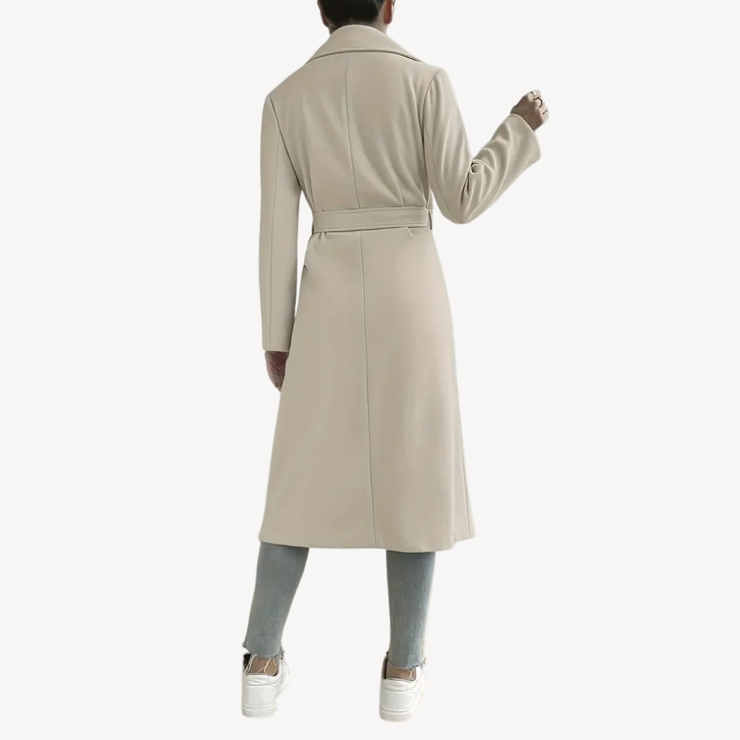 R&B | Damen Langer Offener Mantel mit Taschen