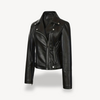 R&B | Fake-Leder Bikerjacke für Frauen