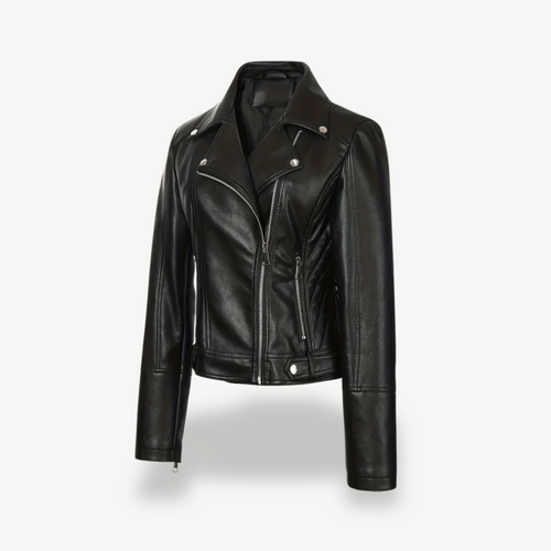 R&B | Fake-Leder Bikerjacke für Frauen