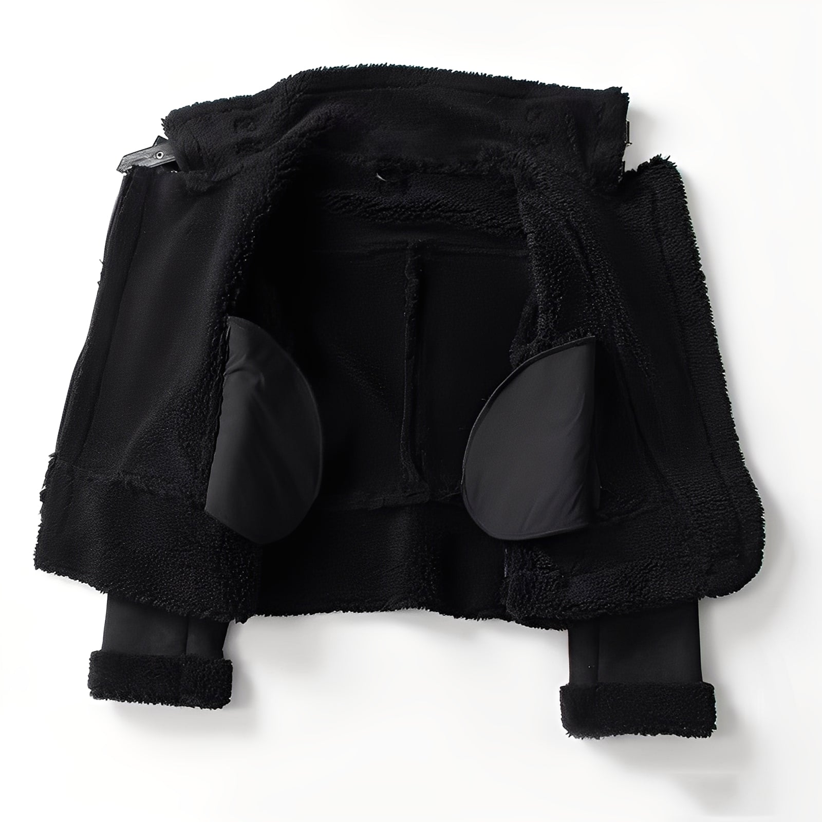 R&B | Warme Bikerjacke aus Schaffell für Frauen
