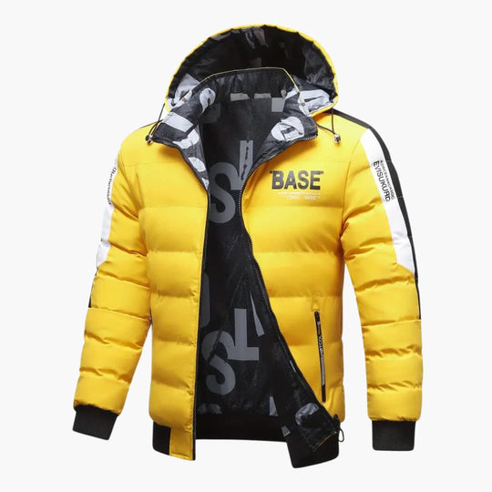 R&B | Wendbare Winterjacke mit Kapuze für Männer