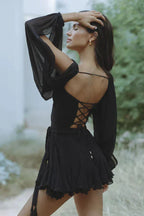 EB - Minikleid mit Laternenärmeln