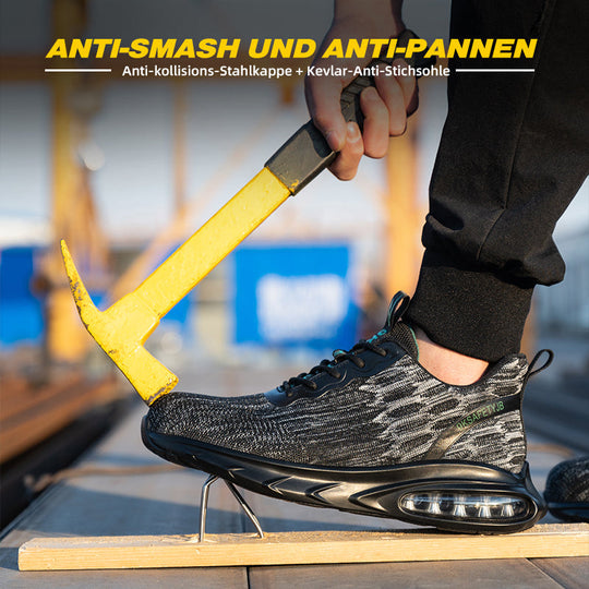 S1P Air-Dämpfung, rutschfeste Sicherheitsschuhe R&B