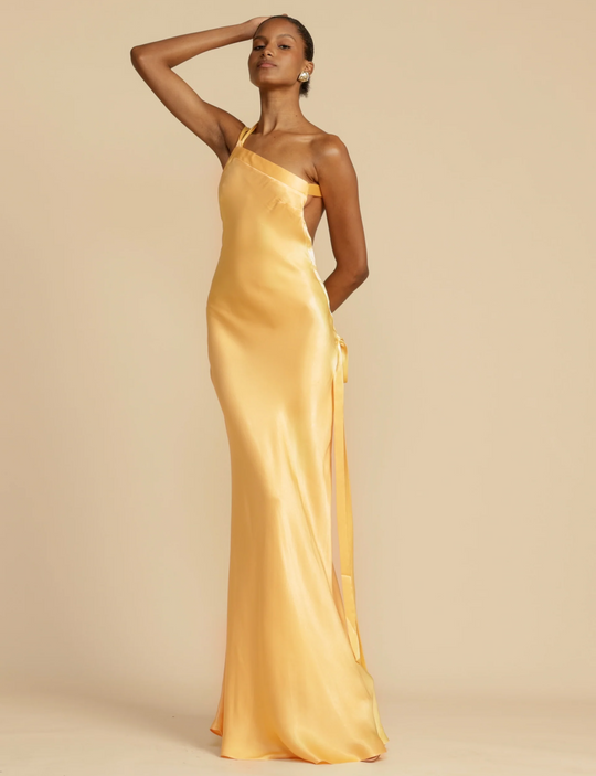 R&B | Satin Kleid - Luxus Glanz - Perfekt für Sommerveranstaltungen