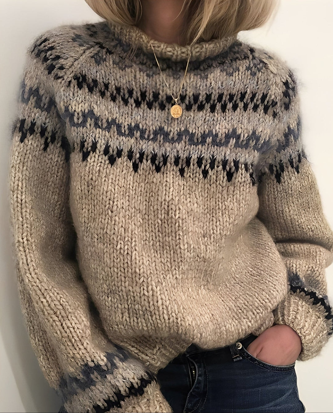 R&B | Damenpullover mit Grobem Strick