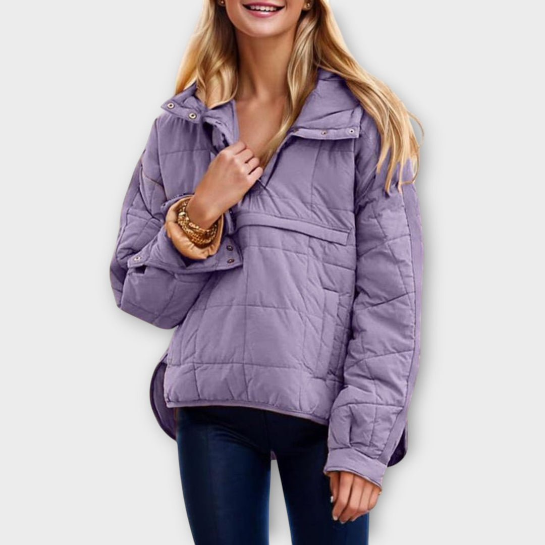 R&B | Gestepptes Jacket mit Kapuze