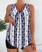 R&B | Gedrucktes Zweiteiliges Tankini