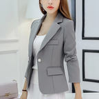 R&B | Taillierter Blazer mit Strukturierter Silhouette und Einem Knopf