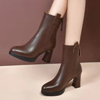 R&B | Damen Stylische Spitzzehen High Heel Stiefel