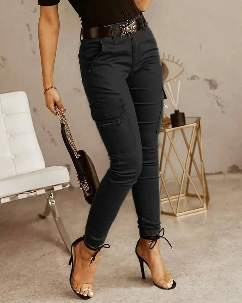 R&B | Cargo Hose Mit Hoher Taille