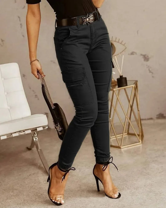 R&B | Cargo Hose Mit Hoher Taille