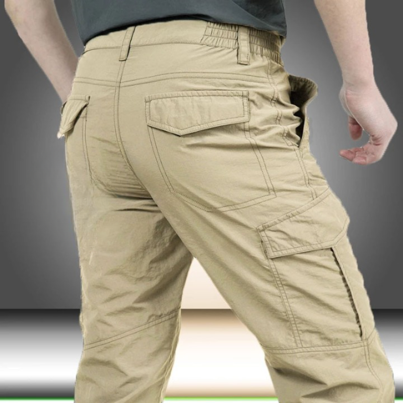 R&B | Funktionale und Stilvolle Herren Cargo Hose mit Praktischen Klappen Taschen
