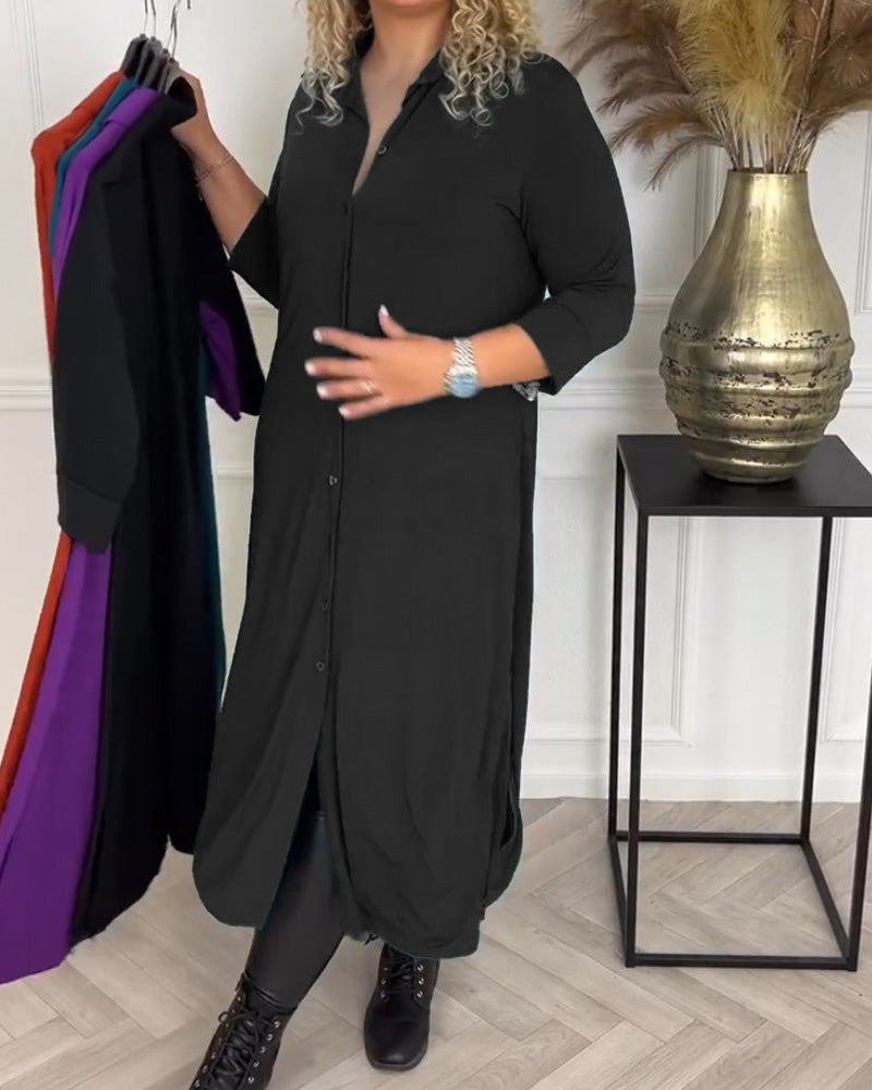 R&B | Hemdkleid mit Knöpfen