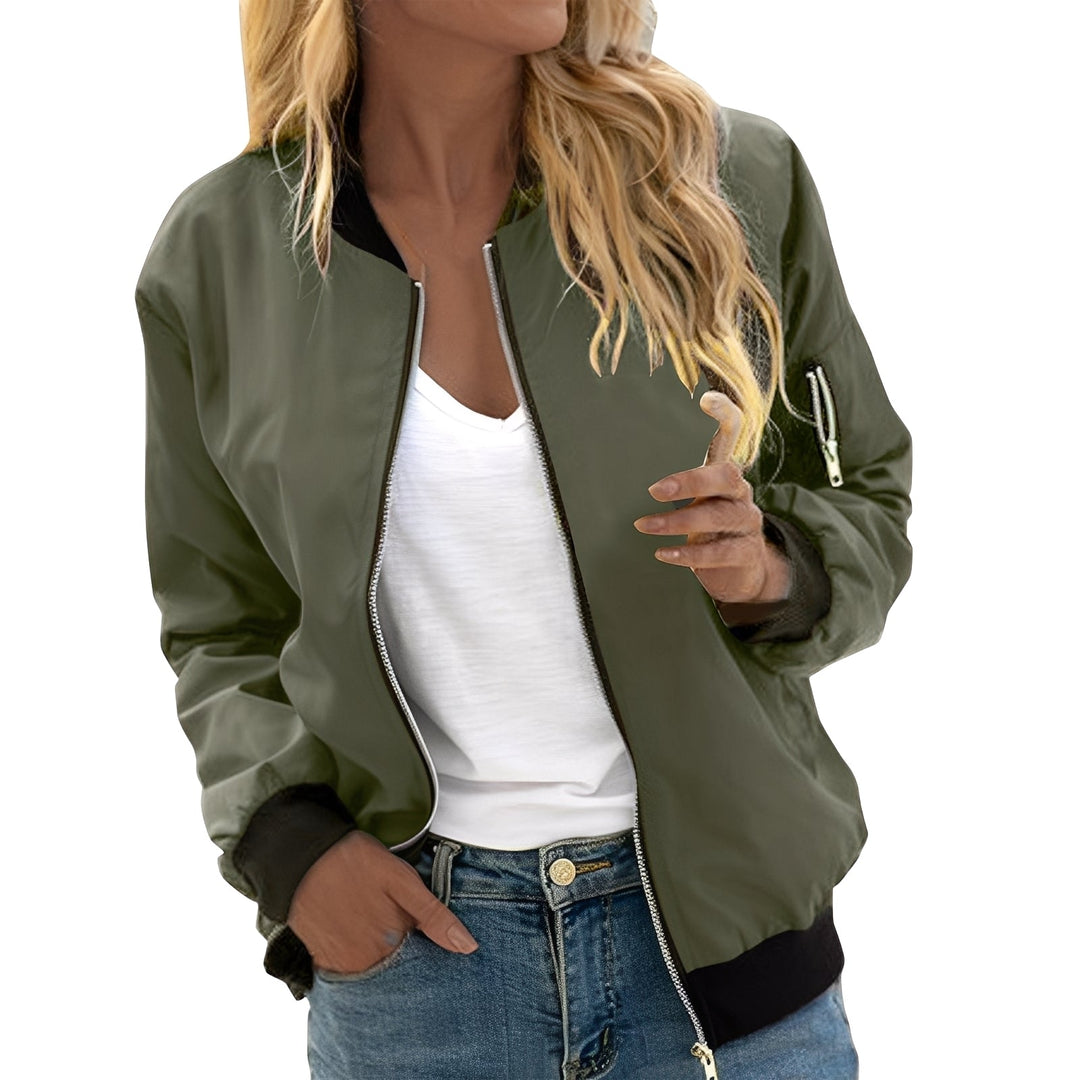 R&B | Lässige Bomberjacke im Retro-Stil für Frauen