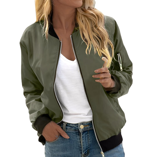 R&B | Lässige Bomberjacke im Retro-Stil für Frauen