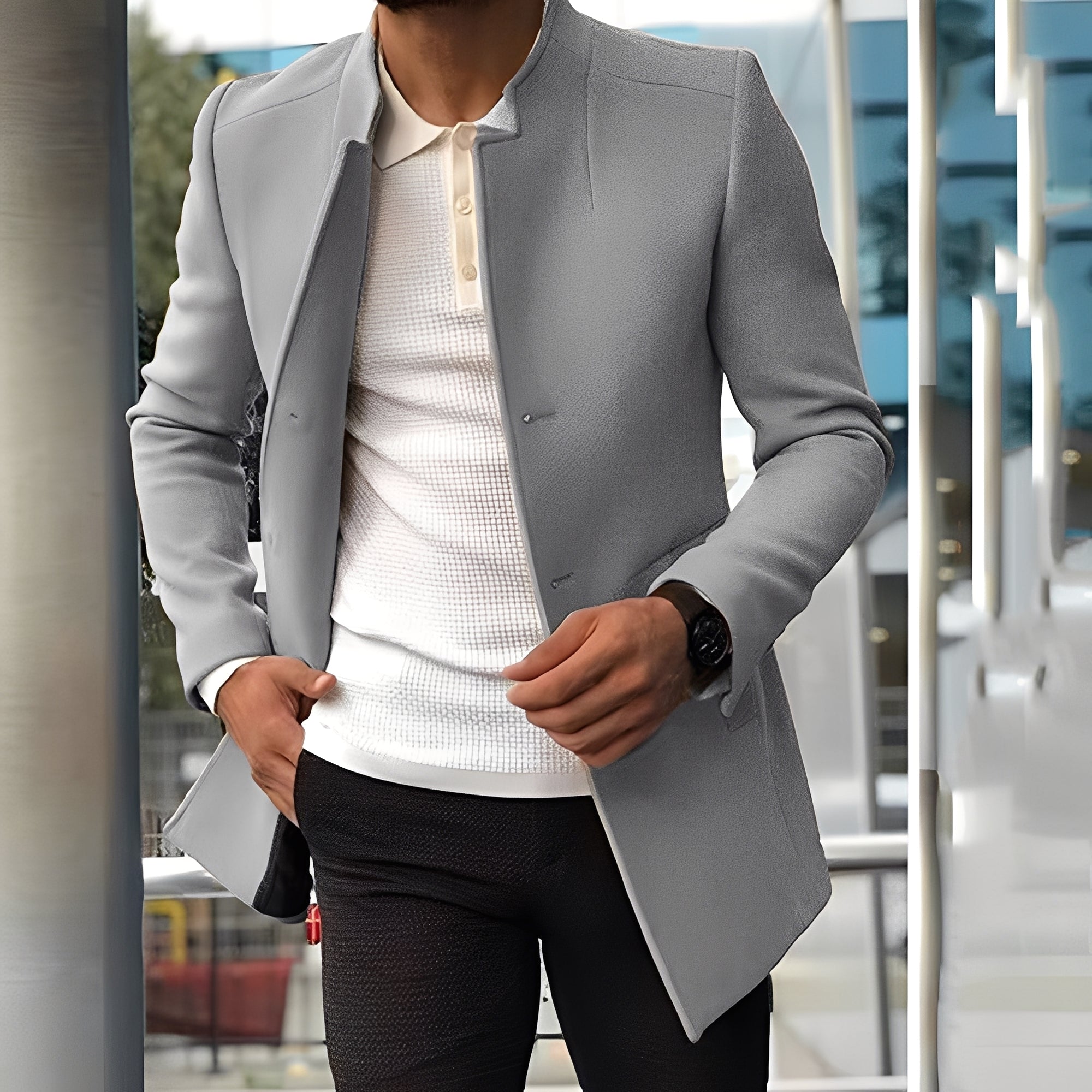 R&B | Elegante Slim-Fit Jacke für Herren