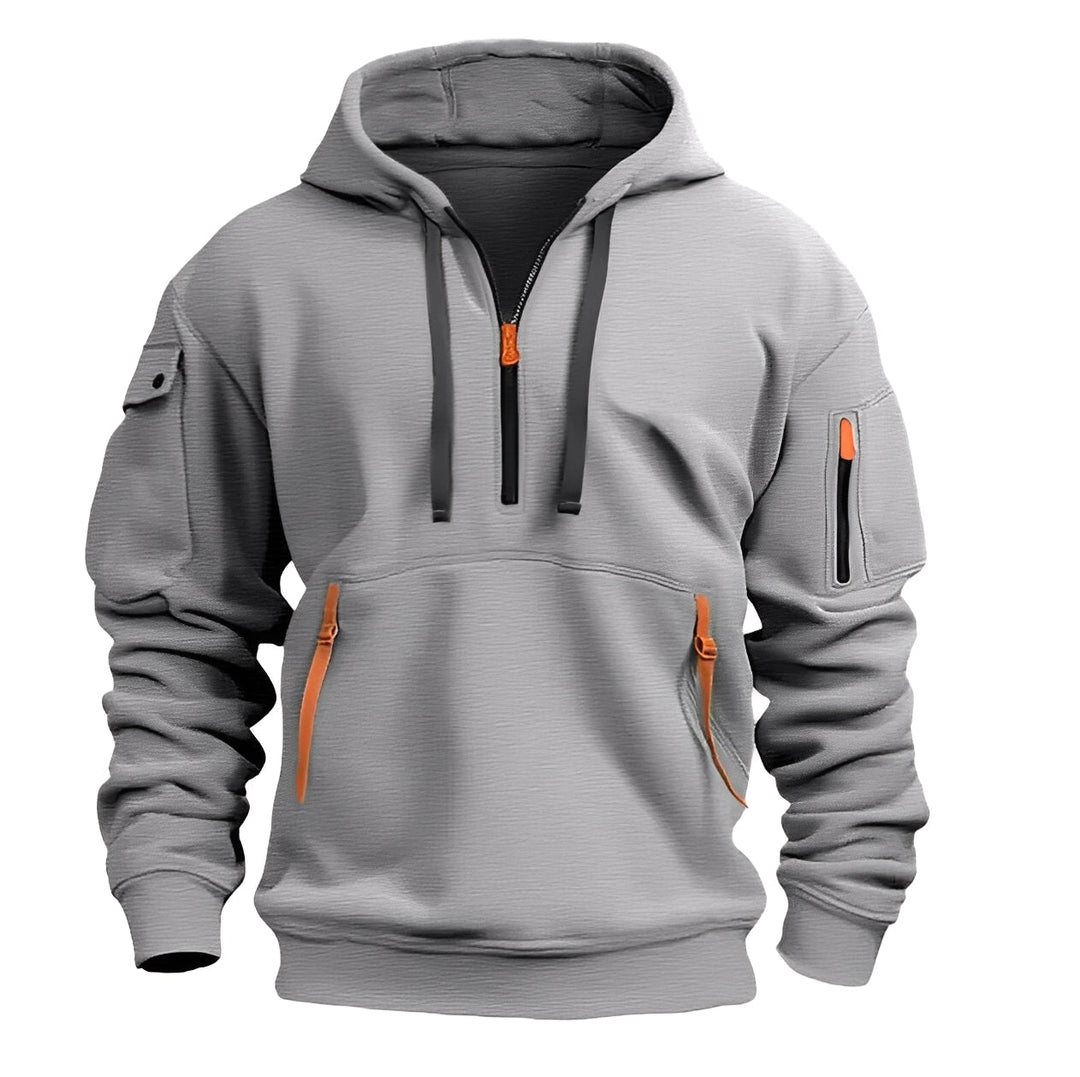 R&B | Locker Hoodie mit Halbzip für Männer