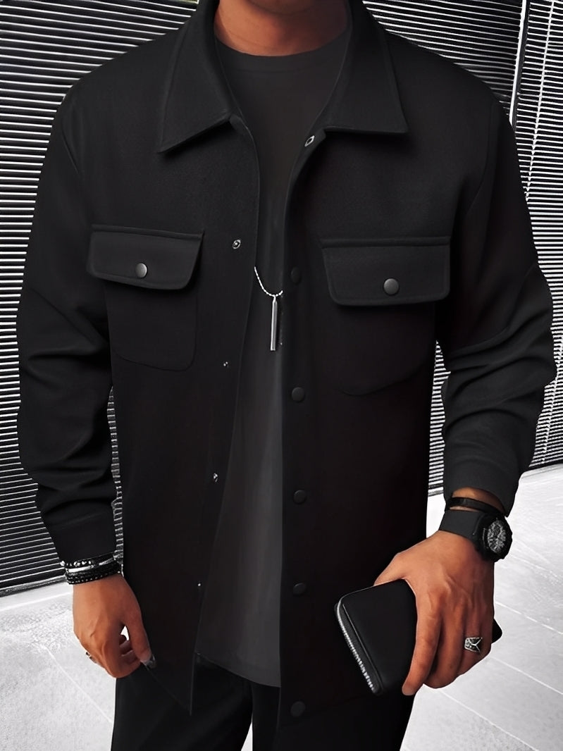 R&B | Lässige Karierte Jacke mit Taschen für Herren