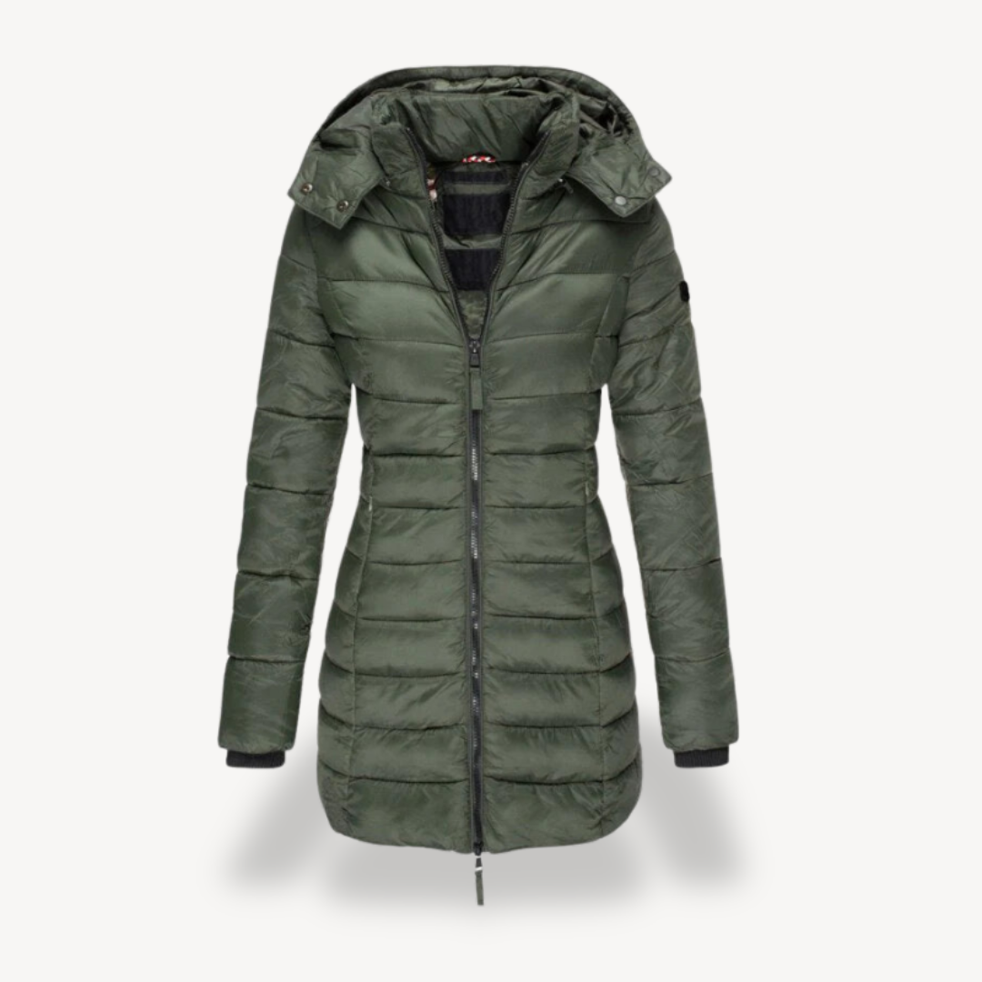 R&B | Damen Pufferjacke mit Kapuze