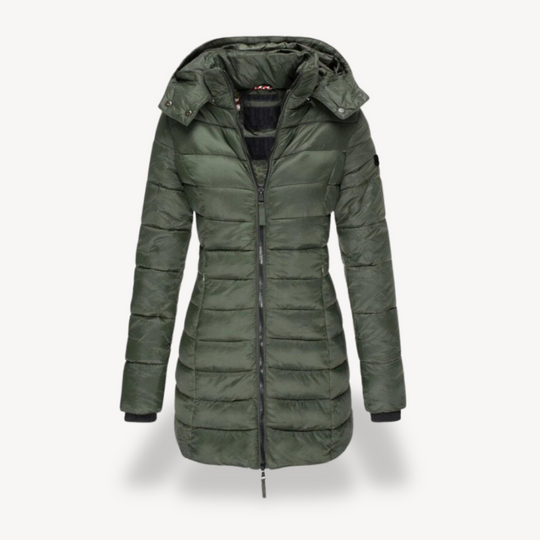 R&B | Damen Pufferjacke mit Kapuze