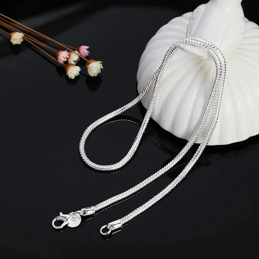 R&B | 925 3Mm Sterling Silber Schlangen Kette