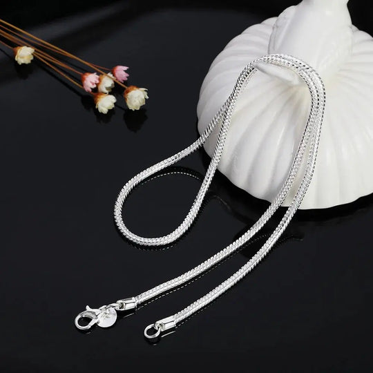 R&B | 925 3Mm Sterling Silber Schlangen Kette