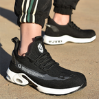 S1P mode Sicherheit Schuhe Männer Stahl Kappe Schuhe R&B