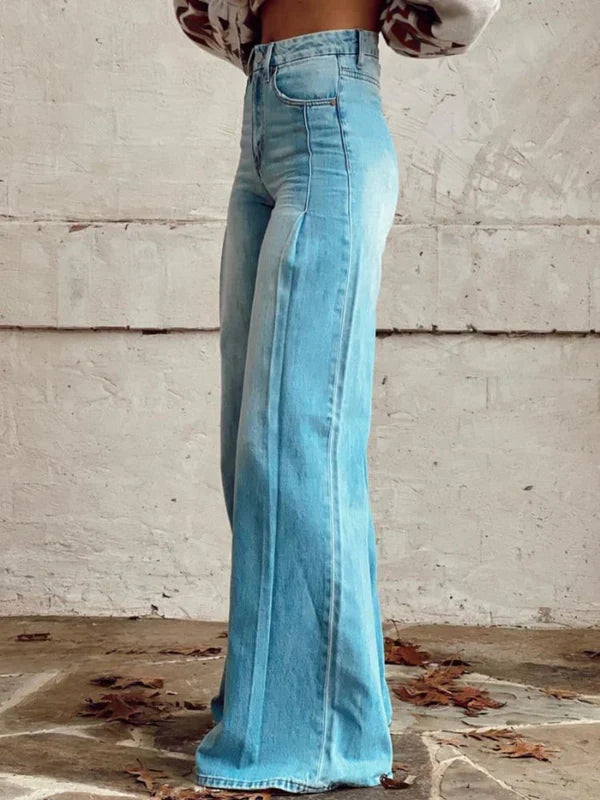 R&B | Weit Geschnittene High-Waisted Hose für Frauen