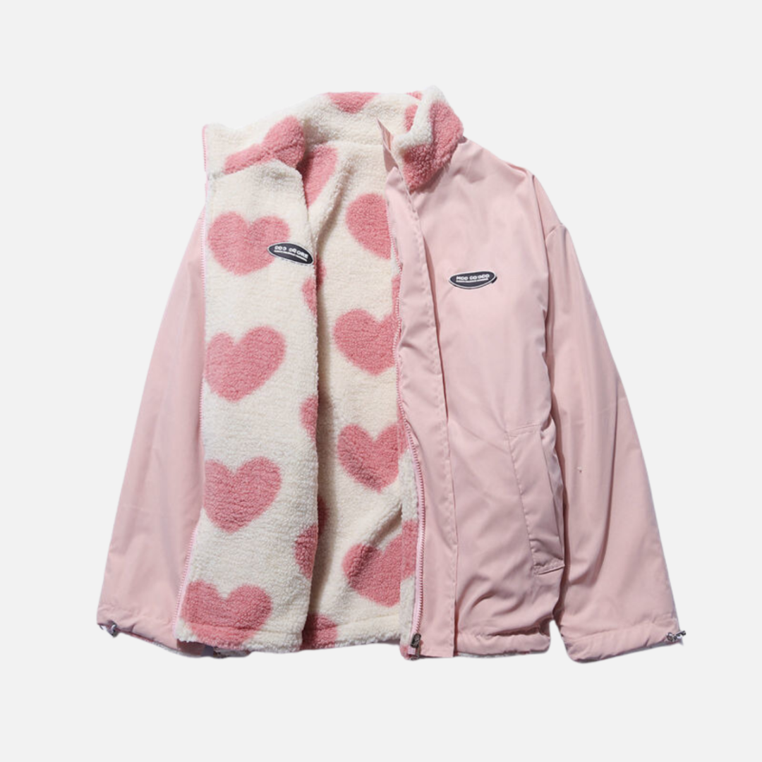 R&B | Damen Winter Puffer Jacke - Reißverschluss