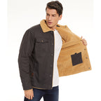 R&B | Winterjacke mit Sherpa-futter Wasserabweisend Warm und Robust