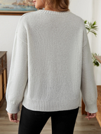 R&B | Sweater - Gemütlicher Herz-Design Strickpullover