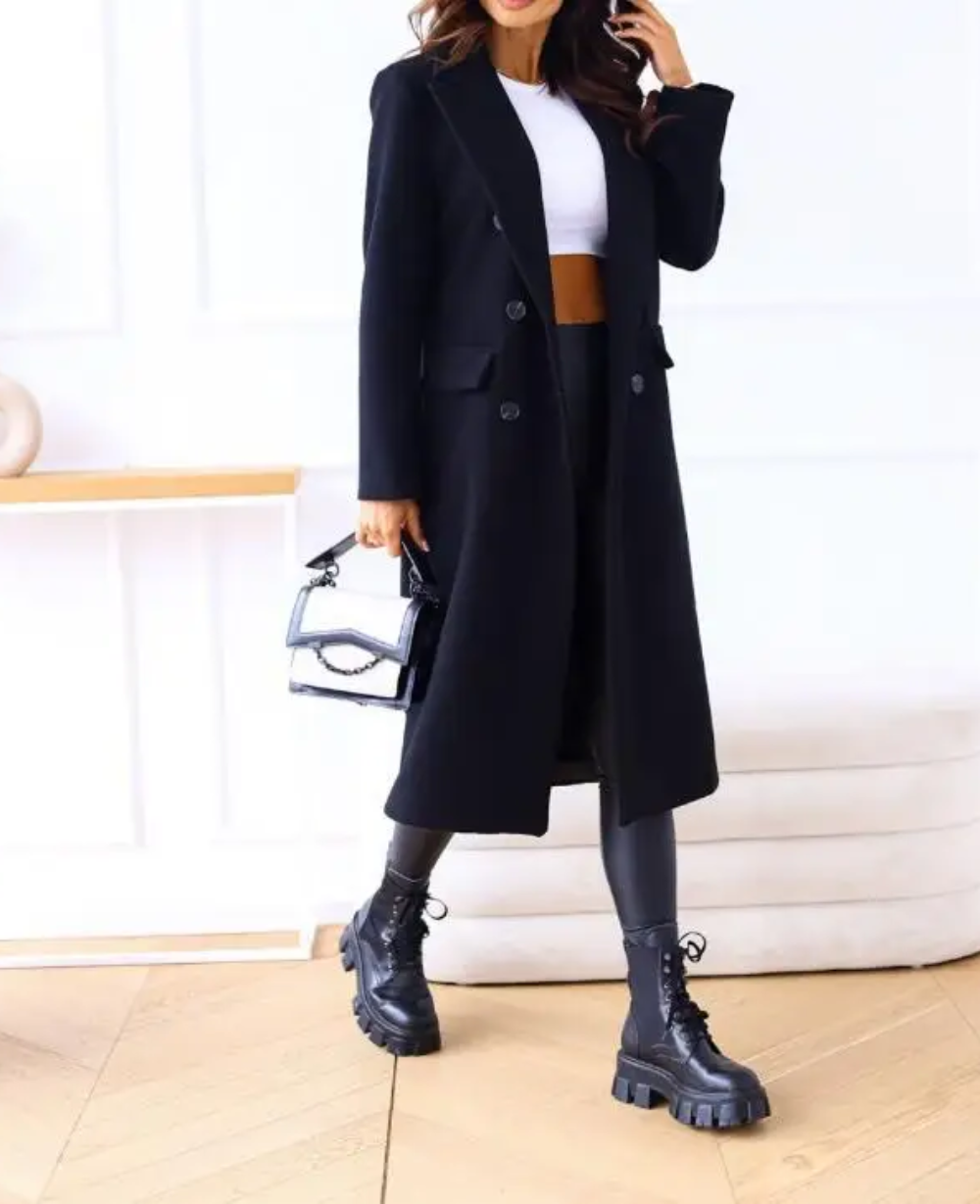 R&B | Lange Elegante Taillierte Trenchcoat Für Damen | Perfekt Für Herbst Und Winter