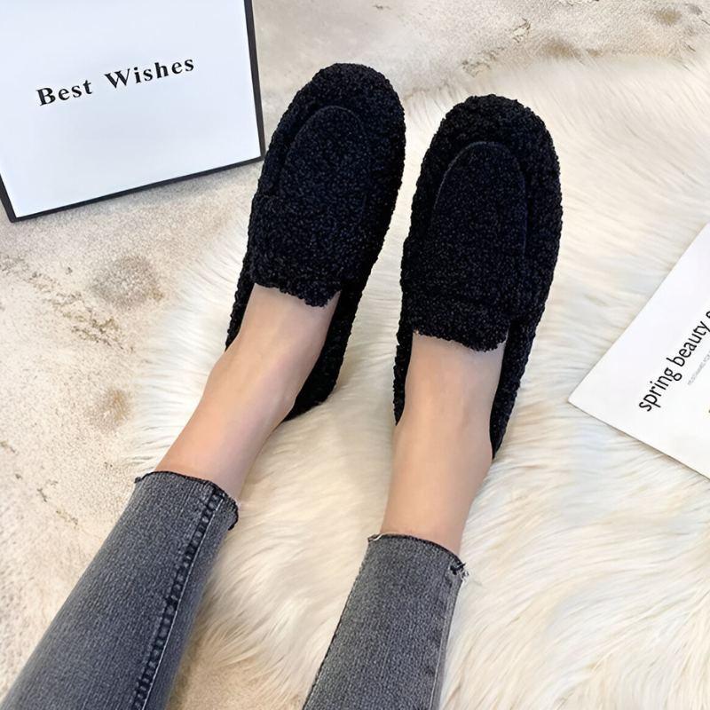 R&B | Lammfell Loafers