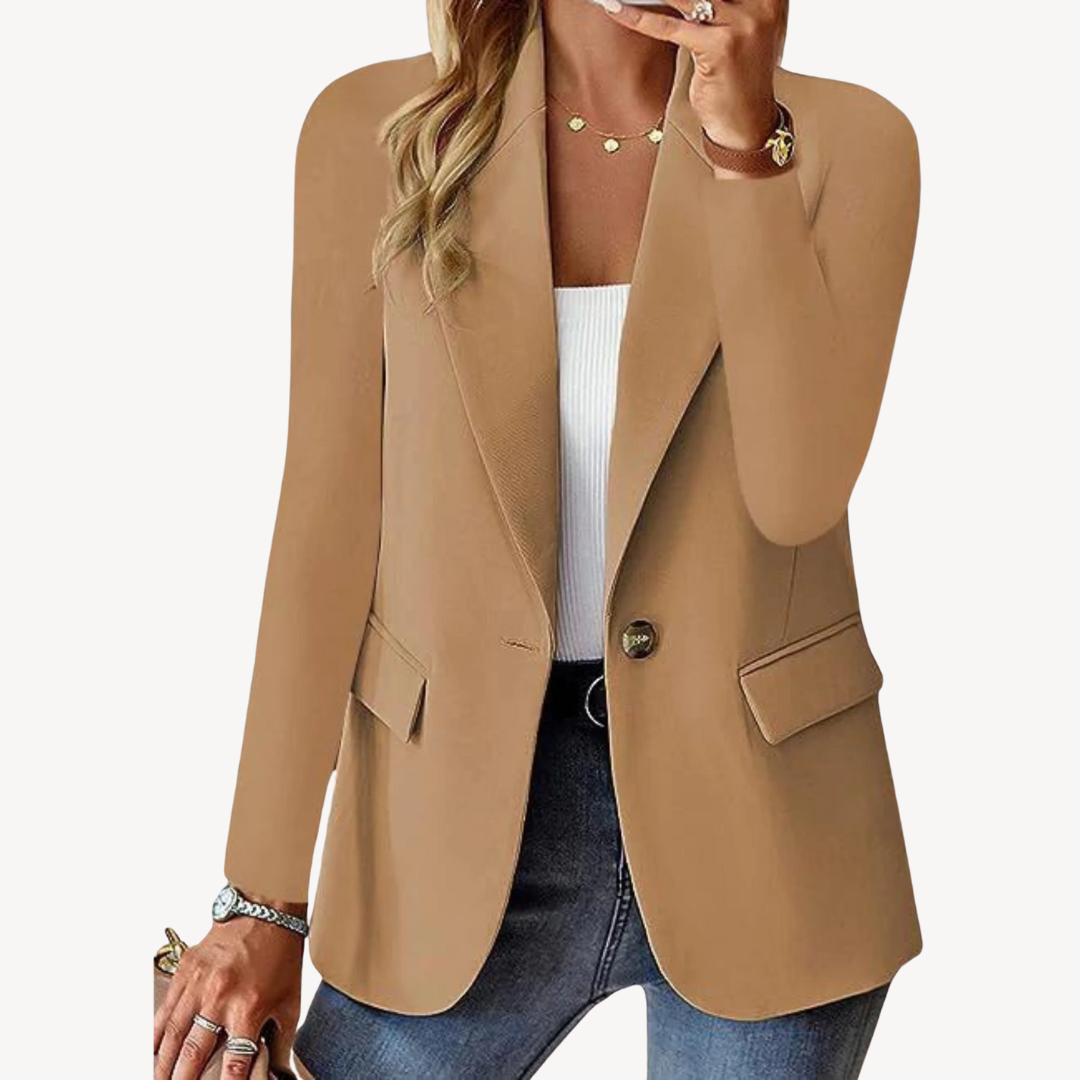 R&B | Ein-Knopf-Blazerjacke Damen