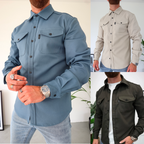 R&B | Premium-Jacke mit Knopfverschluss für Herren Stylische und Bequeme Jacke