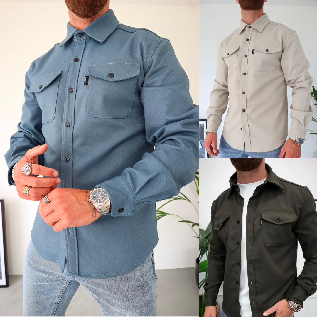R&B | Premium-Jacke mit Knopfverschluss für Herren Stylische und Bequeme Jacke