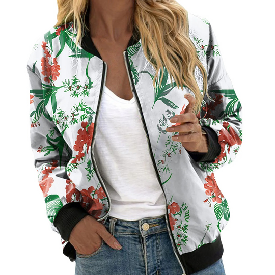 R&B | Blazer mit Lebhaften Blumen für Frauen