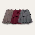 R&B | Stilvoll Poncho-Pullover für Frauen
