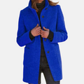 R&B | Vintage Tweed Damenjacke mit Elegantem Rollkragen